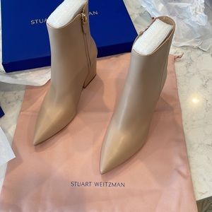 STUART WEITZMAN AVENUE 75 BLOCK BOOTIE sz 6 US 36.5 EU